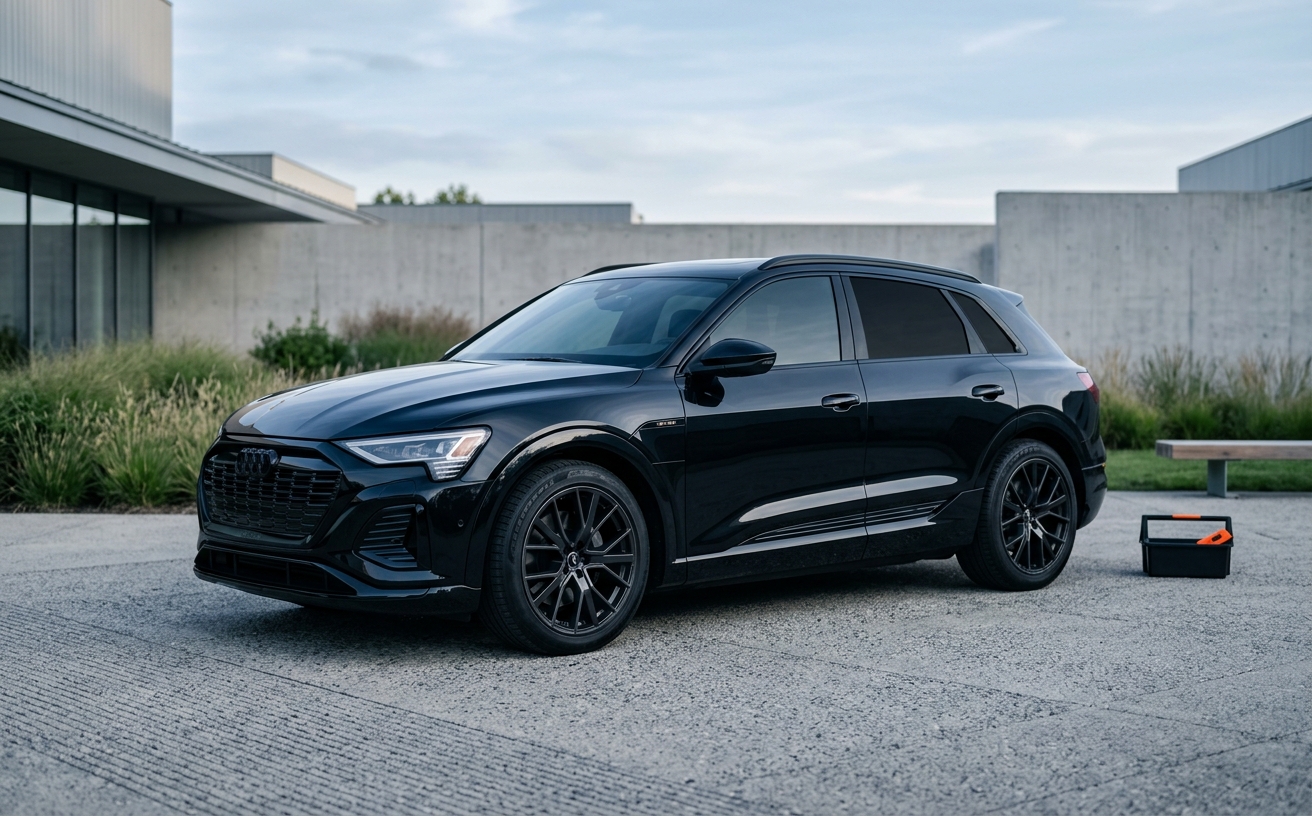 Audi Q8 e-tron precut window tint kit