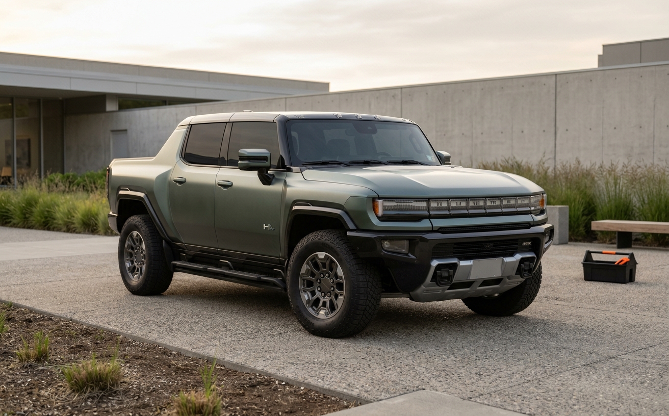 GMC Hummer EV precut window tint kit