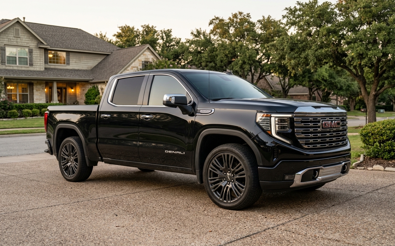 GMC Sierra 1500 precut window tint kit
