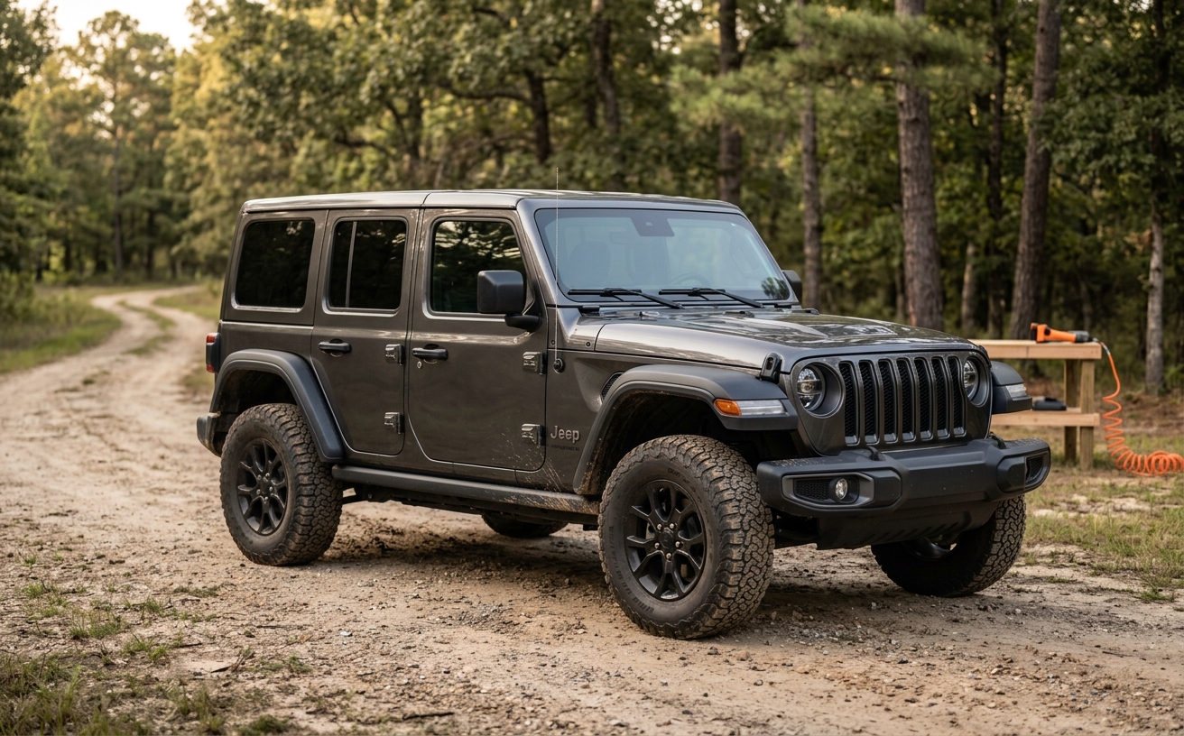 Jeep Wrangler precut window tint kit