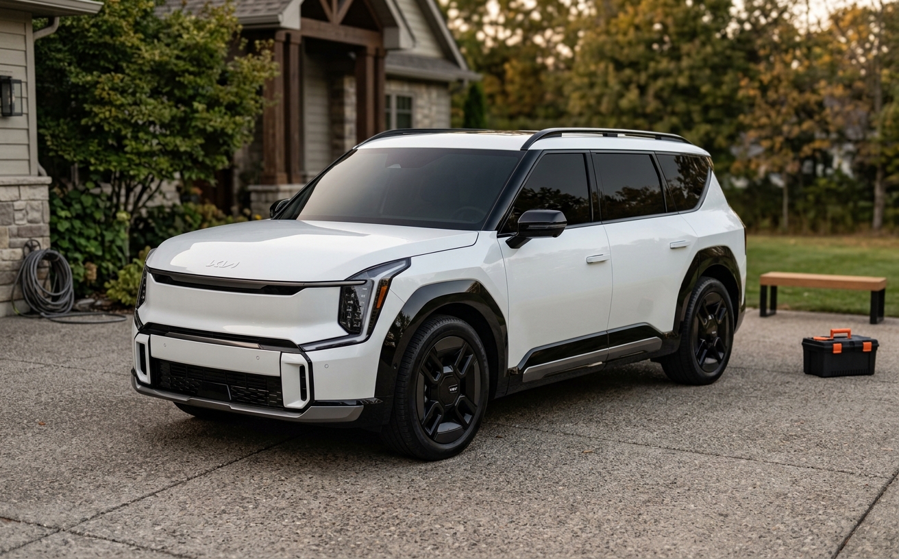 Kia EV9 precut window tint kit