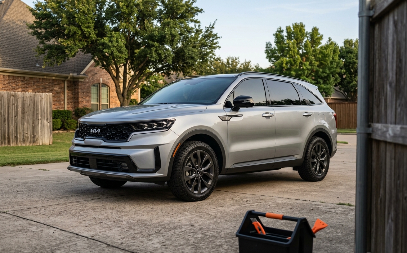 Kia Sorento precut window tint kit