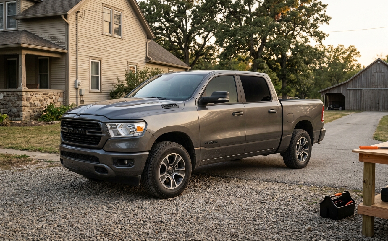 Ram 1500 precut window tint kit