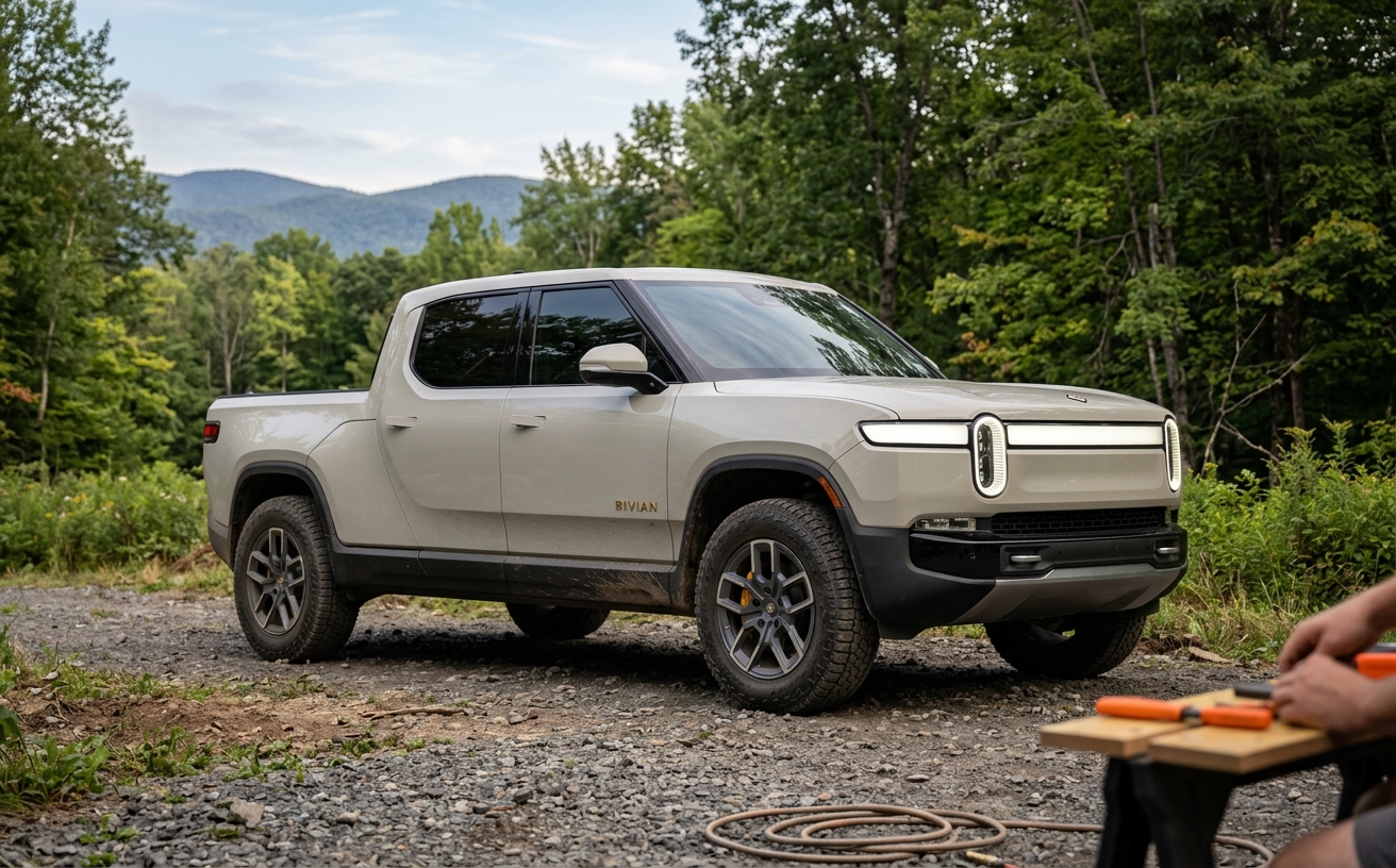 Rivian R1T precut window tint kit