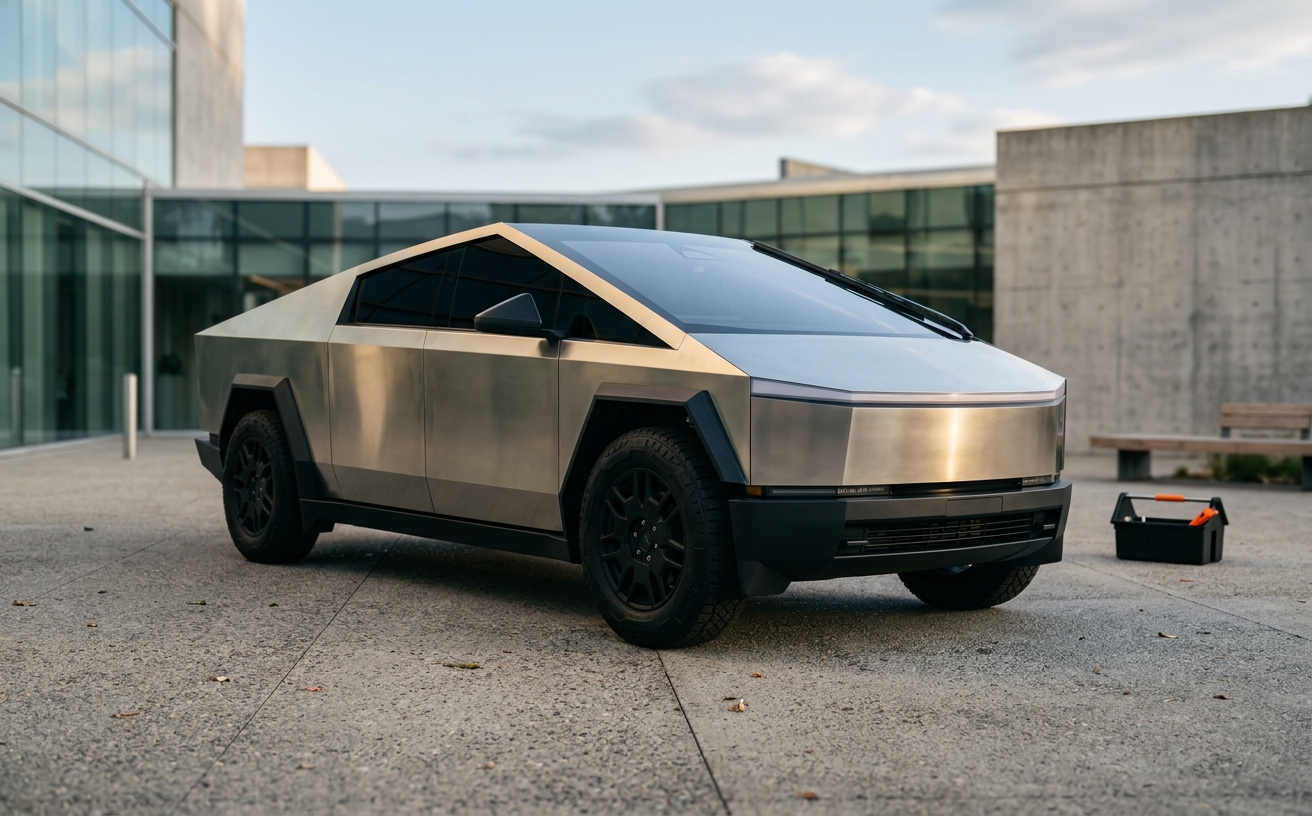 Tesla Cybertruck precut window tint kit